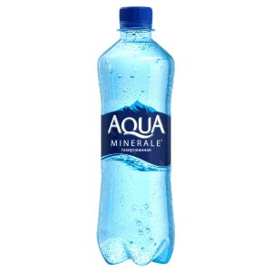 Вода Аква Минерале питьевая газированная пл/б 0,5л