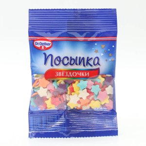 Посыпка ДрБейкерс цветная Звёздочки 10г