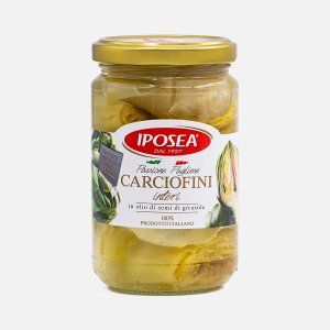 Артишоки Ипосеа целые в масле ст/б 290г/314мл