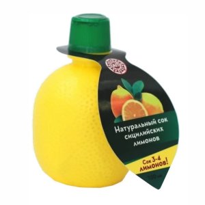 Сок Ап Натуралный сицилийских лимонов пл/бут 100мл