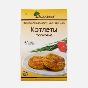 Смесь из хлопьев Здороведа Котлеты гороховые к/к 280г