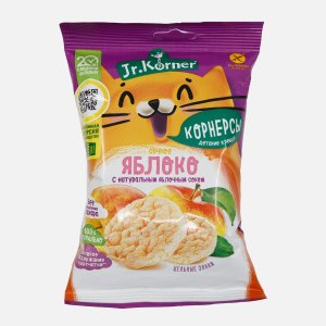 Хлебцы Др Корнер Корнерсы с яблочным соком рисовые мини 30г
