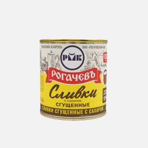 Сливки сгущенные Рогачевъ с сахаром ГОСТ 19% ж/б 360г