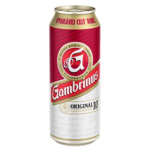 Пиво Гамбринус Оригинал светлое паст фильтр 4.3% ж/б 0,5л