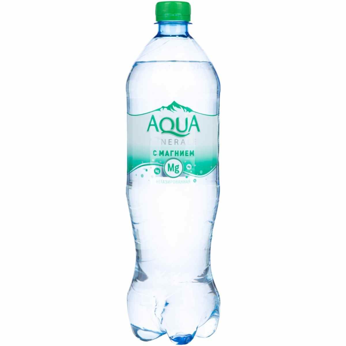 Вода Аква Минерале Плюс с магнием питьевая негазированная пл/б 1л .