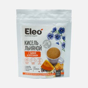 Кисель Сила Алтая Льняной с мякотью тыквы и протеином к/к 150г