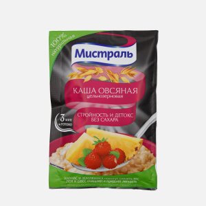 Каша Мистраль овсяная Стройность и детокс цельнозерновая б/сахара 40г