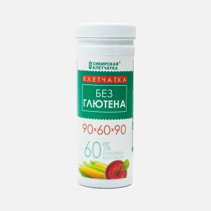 Клетчатка Сибирская клетчатка 90*60*90 без глютена пл/б 200г