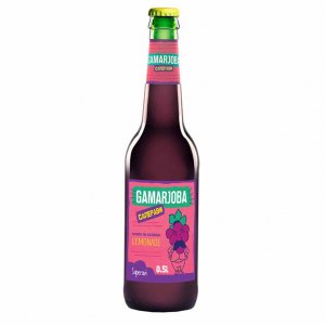 Напиток Гамарджоба Лимонад со вкусом винограда ст/б 0,5л
