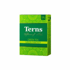 Чай Тернс зеленый листовой к/к 100г