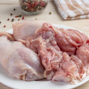 Окорочок бескостный с кожей п/ф вес