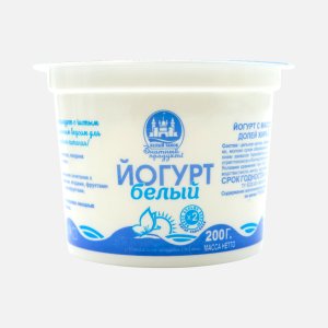 Йогурт Белый замок белый 3.5% пл/ст 200г