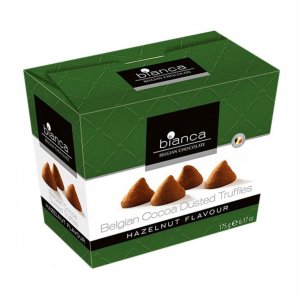 Конфеты Бьянка Трюфели шоколадные со вкусом лесного ореха к/к 175г