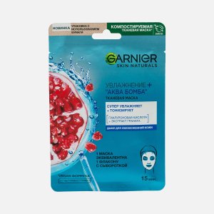 Маска тканевая Гарньер Увлажнение+Аква бомба 32г