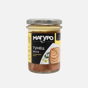 Тунец Магуро филе в оливковом масле ст/б 200г