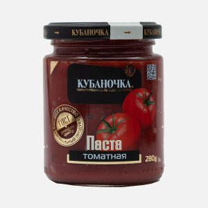 Паста томатная Кубаночка ст/б 280г