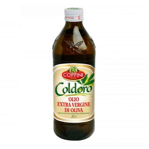 Масло Коппини оливковое Колдоро первого холодного отжима ст/б 1л