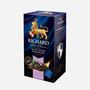 Чай Ричард Роял Тайм энд Розмари черный 25пак*2г 50г