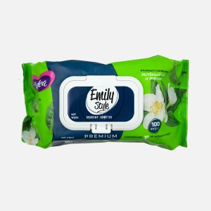 Салфетки Фреш идея влажные зеленый чай с жасмином 80+20шт