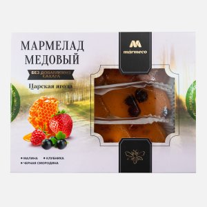 Мармелад Мармеко медовый Царская ягода б/сахара к/к 200г