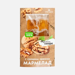 Мармелад Марме С грецким орехом б/сах к/к 170г