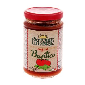 Соус Фаттория Умбре с базиликом томатный ст/б 280г