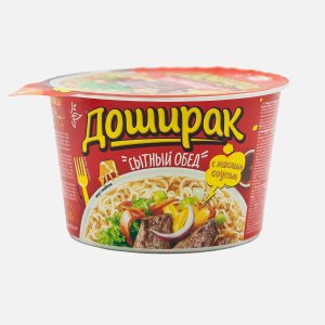 Лапша Доширак говядина с соусом пл/уп 110г