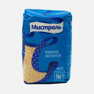 Пшено Мистраль шлифованное пл/пак 900г