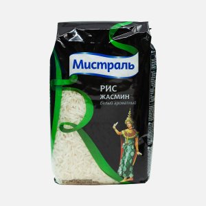 Рис Мистраль ароматный Жасмин пл/пак 500г