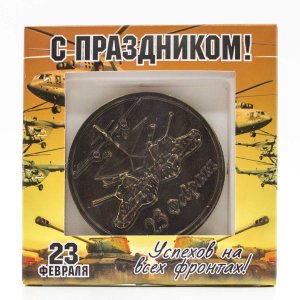 Шоколад Ацтек Медаль Успехов на всех фронтах фигурный 40г