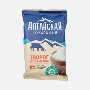 Творог Алтайская коллекция 9% фольга 180г