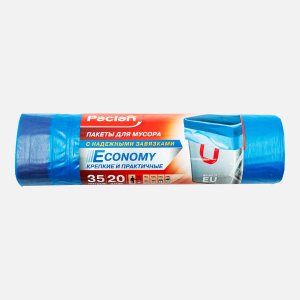 Мешки д/мусора Паклан Эконом 35л 20шт с тесьмой