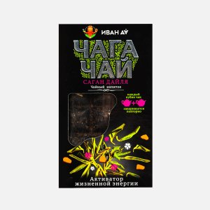 Напиток чайный ИванДа Чага чай с Саган Дайля плитка к/к 96г
