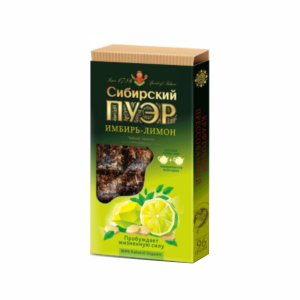Напиток чайный Иван Да Сибирский пуэр имбирь и лимон плитка к/к 96г