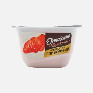 Продукт творожный Даниссимо Королевская клубника 5.6% 130г