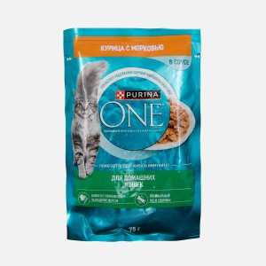 Корм Пурина Ван Курица с морковью д/домашних кошек 75г