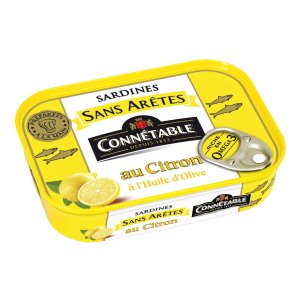 Сардины Коннетабль без костей в оливковом масле с лимоном ж/б 140г