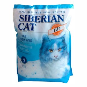 Наполнитель Сибирская кошка для кошачьего туалета Элита силикагель пл/уп 8л