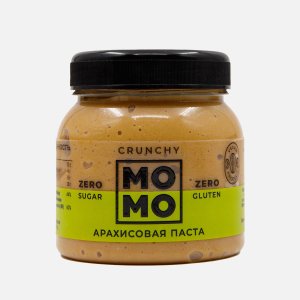 Паста Момо Кранчи арахисовая ст/б 250г