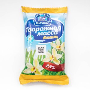 Творожная масса Томское молоко ваниль 23% пл/уп 170г