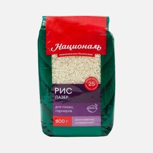 Рис Националь Лазер пл/пак 800г