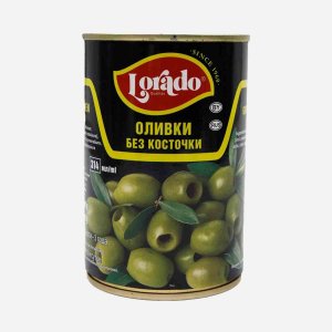 Оливки Лорадо зеленые б/к ж/б 314мл