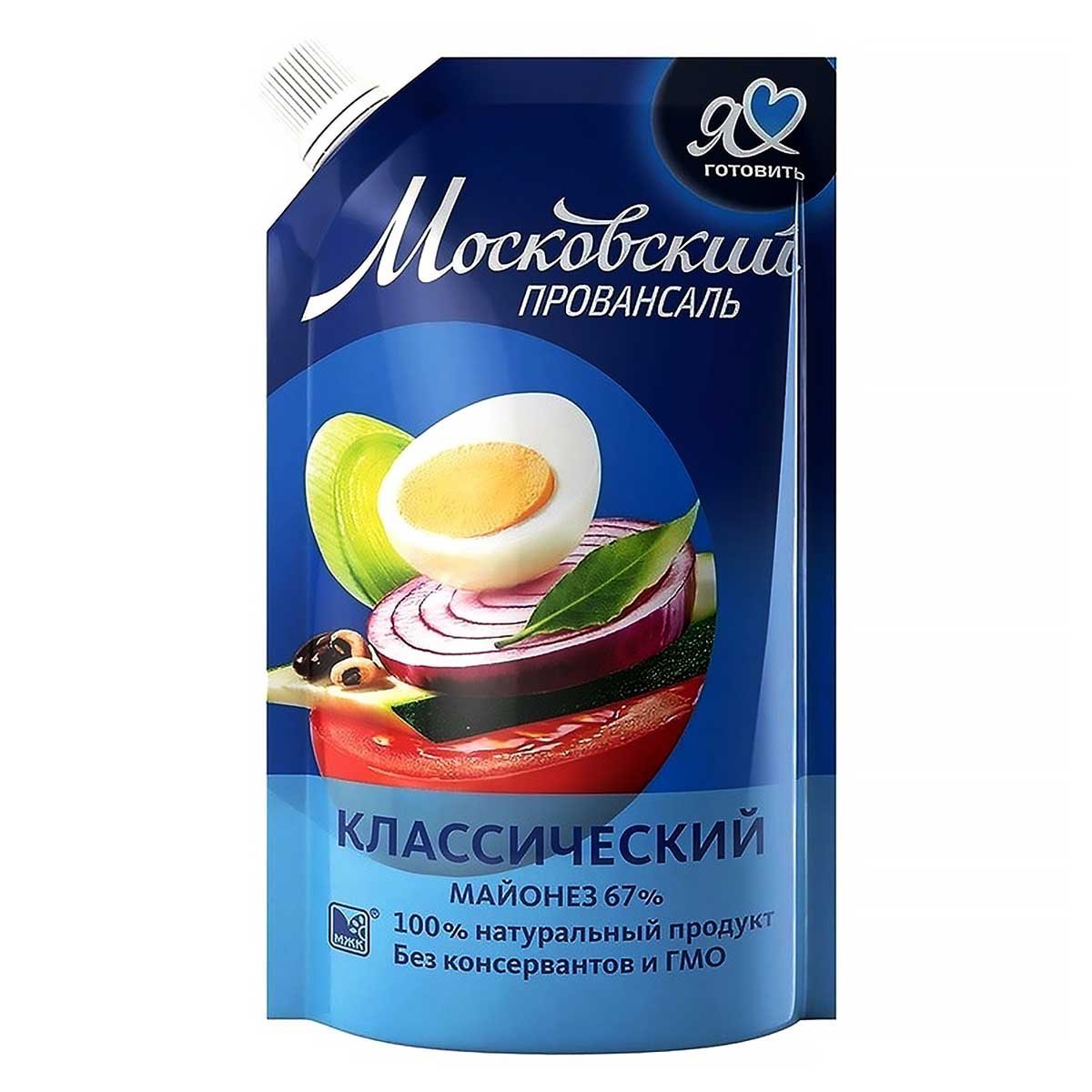 Майонез Московский Провансаль классический 67% дой/пак 400мл - купить с  доставкой в Новосибирске и Барнауле | Интернет-магазин Бахетле