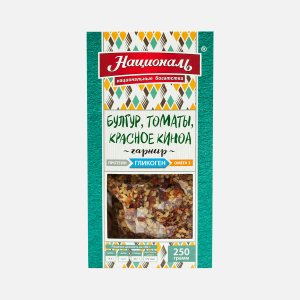 Смесь Националь булгур/томаты/красное киноа к/к 250г