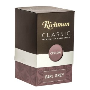 Чай Ричман ОР черный крупнолист с ароматом бергамота 100г