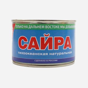 Сайра т/о натуральная ГОСТ ж/б 250г
