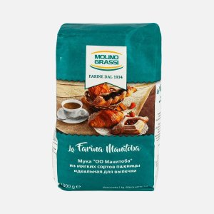 Мука Молино Грасси пшеничная из мяг сорт д/пиццы и фокаччи 1кг
