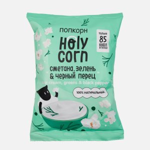 Попкорн Холи Корн Воздушная кукуруза сметана/зелень/перец 20г