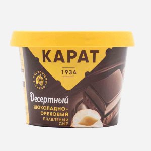 Сыр Карат плавл Шоколадно-ореховый 30% пл/ст 230г