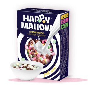 Завтрак Хэппи Маллоу с хрустящим маршмеллоу к/к 240г